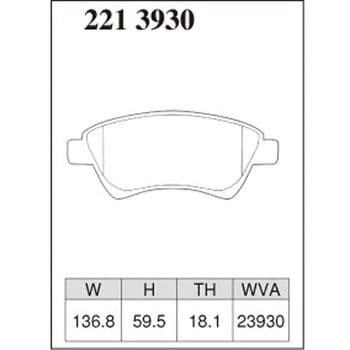 注文コード:73047696 ブレーキパッド(プレミアムタイプ) DIXCEL(ディクセル)