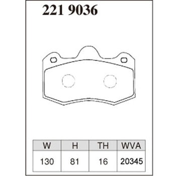 注文コード:73047775 ブレーキパッド(プレミアムタイプ) DIXCEL(ディクセル)
