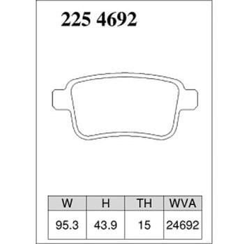 注文コード:73047827 ブレーキパッド(プレミアムタイプ) DIXCEL(ディクセル)