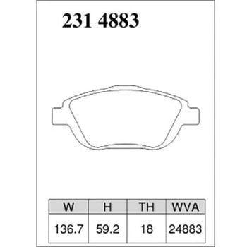 注文コード:73048037 ブレーキパッド(プレミアムタイプ) DIXCEL(ディクセル)