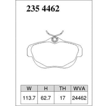 注文コード:73048107 ブレーキパッド(プレミアムタイプ) DIXCEL(ディクセル)