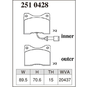 注文コード:73048195 ブレーキパッド(プレミアムタイプ) DIXCEL(ディクセル)