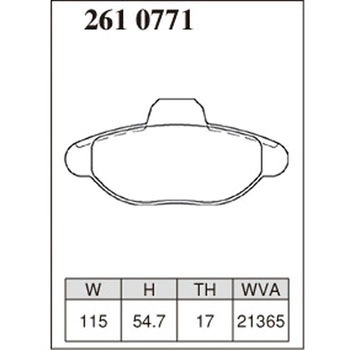 注文コード:73048536 ブレーキパッド(プレミアムタイプ) DIXCEL(ディクセル)