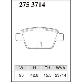 注文コード:73048719 ブレーキパッド(プレミアムタイプ) DIXCEL(ディクセル)