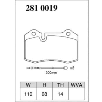 注文コード:73048746 ブレーキパッド(プレミアムタイプ) DIXCEL(ディクセル)