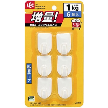 粘着ルームフックミニ LEC(レック)