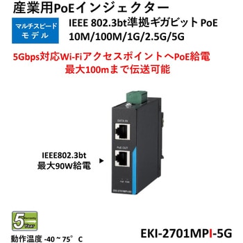 注文コード:73994473 産業用PoEインジェクター/PoEスプリッター - Advantech(アドバンテック)