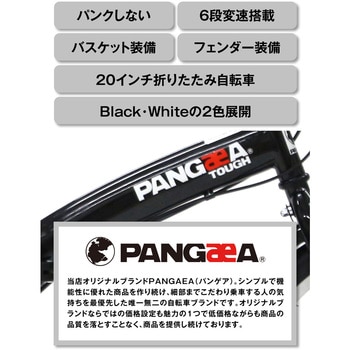 注文コード:75232599 PANGAEA(パンゲア) パンクしない折りたたみ自転車 FDB206-NP TOUGH - PANGAEA(パンゲア)