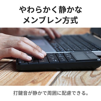 注文コード:75554983 ワイヤレス電卓機能付きテンキー 2.4GHz無線 電卓/テンキー切替 Tabキー・00キー搭載 薄型175g - スリーアールソリューション