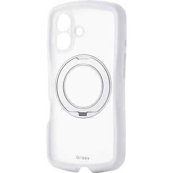 注文コード:76048440 iPhone 17 ケース ハイブリッド 衝撃吸収 MAGKEEP 磁力吸着ワイヤレス充電対応 回転式スタンド付 Grippy - エレコム