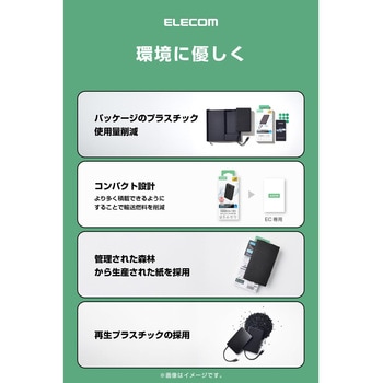 注文コード:76057305 モバイルバッテリー 5000mAh ケーブル一体型 コンパクト 軽量 20W PD対応 半固体リチウムイオン電池 長寿命 - エレコム