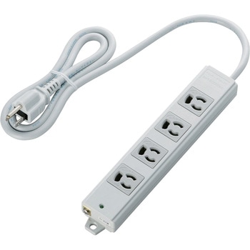 注文コード:76081853 電源タップ 延長コード 4個口 3P マグネット 抜け止め 固定用フック穴付き 工事用 熱に強い二重構造 RoHS OAタップ - エレコム
