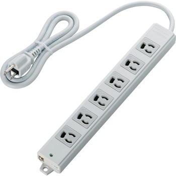 注文コード:76081862 電源タップ 延長コード 6個口 3P マグネット 抜け止め 固定用フック穴付き 工事用 熱に強い二重構造 RoHS コンセント - エレコム