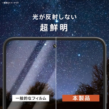 注文コード:76117968 Galaxy S26 極黒 超低反射 画面保護フィルム 位置ピタ 反射防止 - トリニティ