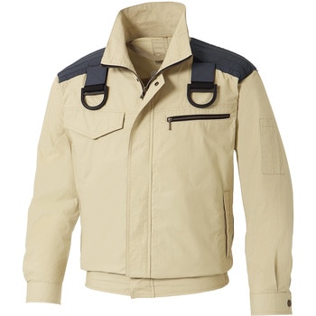 空調風神服 フルハーネス用長袖ブルゾン (フラットハイパワーファンセット&バッテリーセット 2022) サンエス