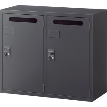 ASK-36M8 ニュースタンダード書庫ASK(ブラック)シリーズメールボックス 生興