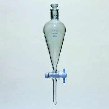 Fine透明摺スキーブ分液 平栓TF活栓 TGK(東京硝子器械)