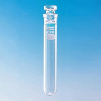 Fine透明共栓丸底沈殿管 目盛無 10入 TGK(東京硝子器械)