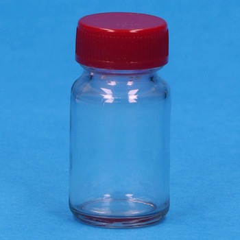 規格瓶 赤Cap栓付 TGK(東京硝子器械)