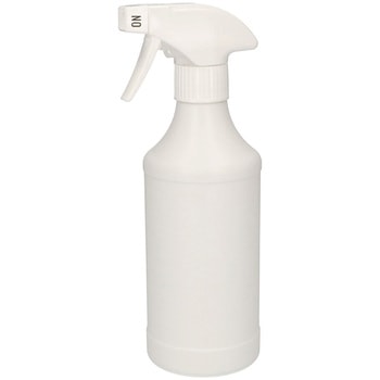 注文コード:76266068 PEスプレーボトル SM本体白 500mL - TGK(東京硝子器械)