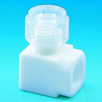 PTFE ハーフメスジョイント L型 フロン工業