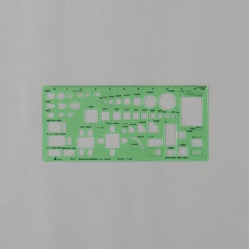 家具記号定規 エスコ