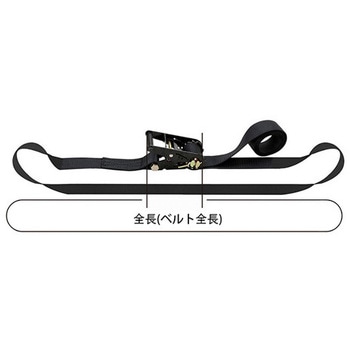 注文コード:76602664 509kg ベルト荷締機(エンドレス) エスコ