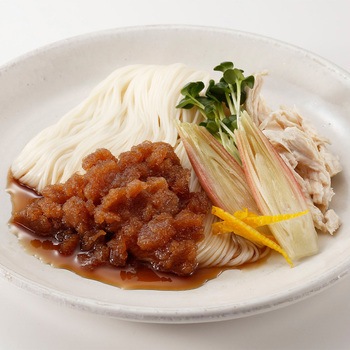 注文コード:78042110 みわび ぶっかけ氷つゆ 3種アソート各1袋+みわび素麺2袋セット - みわび