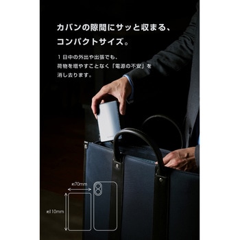 注文コード:80783145 モバイルバッテリー 20000mAh 67W PD対応 ノートPC充電 半固体 USB-C×2 USB-A×1 残量表示 機内持ち込み - エレコム