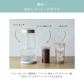 注文コード:80854080 水出しコーヒーメーカー Cool Barista Maxi(クールバリスタ マキシ) - CCP