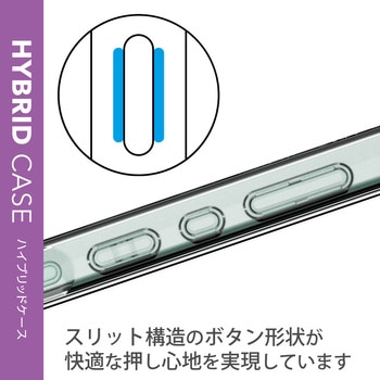 注文コード:81074736 AQUOS wish2 (SH-51C) / wish (SHG06/A104SH/SH-M20) ケース カバー ハイブリッド TPU クリア - エレコム