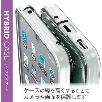 注文コード:81074736 AQUOS wish2 (SH-51C) / wish (SHG06/A104SH/SH-M20) ケース カバー ハイブリッド TPU クリア - エレコム