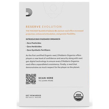 注文コード:81295439 Bbクラリネット用リード - D'Addario