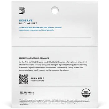 注文コード:81296105 Bbクラリネット用リード - D'Addario