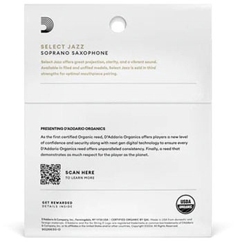 注文コード:81296349 ソプラノサックス用リード - D'Addario