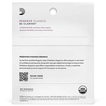 注文コード:81296629 Bbクラリネット用リード - D'Addario