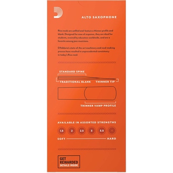 注文コード:81297067 アルトサックス用リード - D'Addario