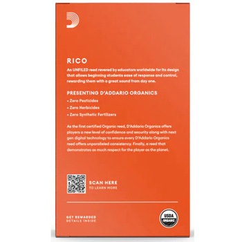 注文コード:81297320 コントラバスクラリネット用リード - D'Addario