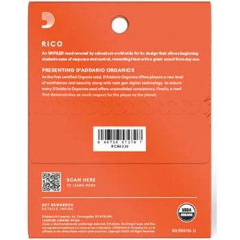注文コード:81297697 Bbクラリネット用リード - D'Addario