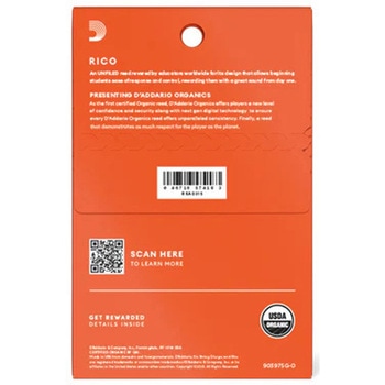 注文コード:81297767 テナーサックス用リード - D'Addario