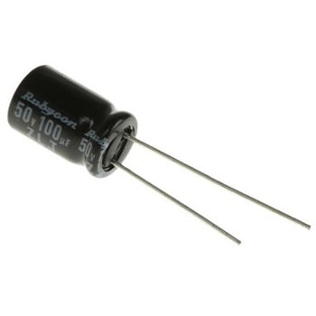 注文コード:81389150 ルビコン コンデンサ 100μF, ,50V dc, 50ZLJ100M8X11.5 ルビコン
