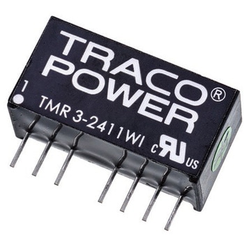 注文コード:81549784 TRACOPOWER DC-DCコンバータ Vout:5V dc 9 → 36 V dc, 3W, TMR 3-2411WI TRACO POWER