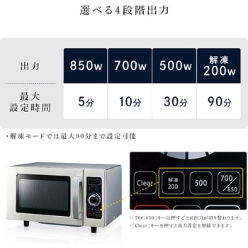 注文コード:81761395 業務用電子レンジ 23L - ユアサ(ユアサプライムス)