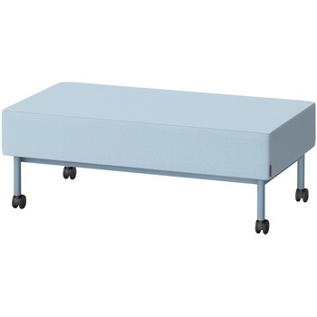 注文コード:81773827 CLソファ 背なし ストレートタイプ キャスター付 W1200 張地DY<配送時組立サービス付> イトーキ