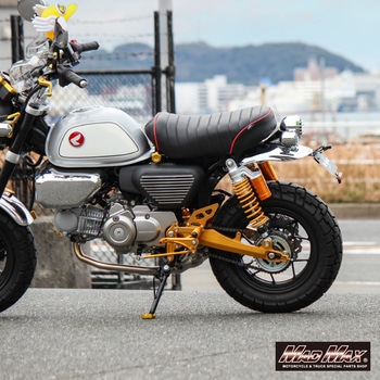 注文コード:81776759 ホンダ モンキー125用 フェンダーレスキット リフレクター ナンバー灯付き ブラック - MAD MAX(マッドマックス)