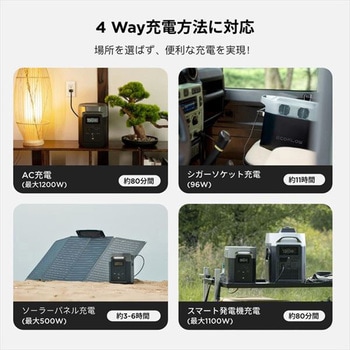 注文コード:81966416 ポータブル電源 DELTA2 デルタ2 1024Wh - EcoFlow(エコフロー)