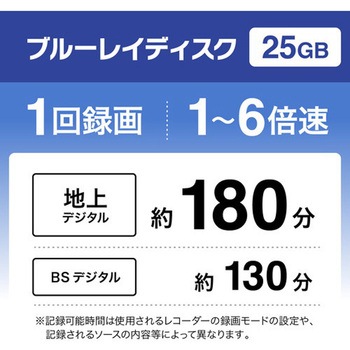 注文コード:81968620 録画用BD-R25GB 10枚パックJ/C - ミライセル