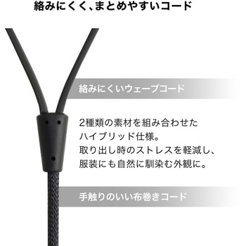 注文コード:82014007,82014016,82014025,82014041 USB Type-C用イヤホン - audio-technica