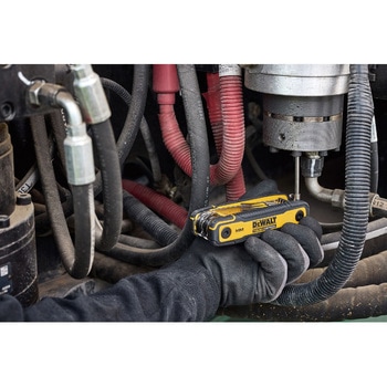 注文コード:82069438 折りたたみ式 六角レンチセット - DEWALT