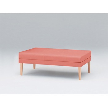 注文コード:82163237 ロビーチェアUK 2連 背なし 張地DL<配送時組立サービス付> イトーキ